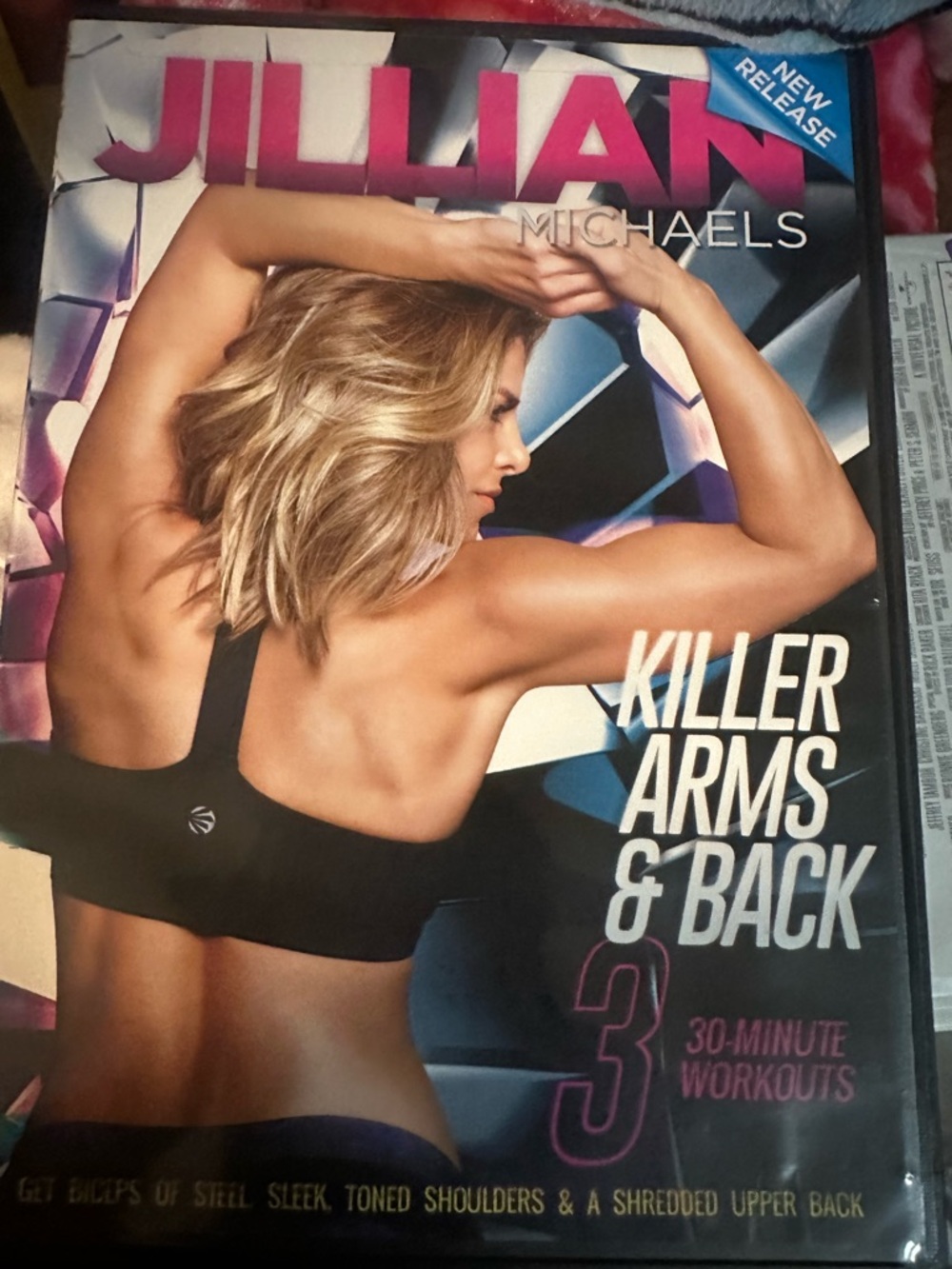 Jillian Michaels "Killer Arms & Back" Workout DVD - Black